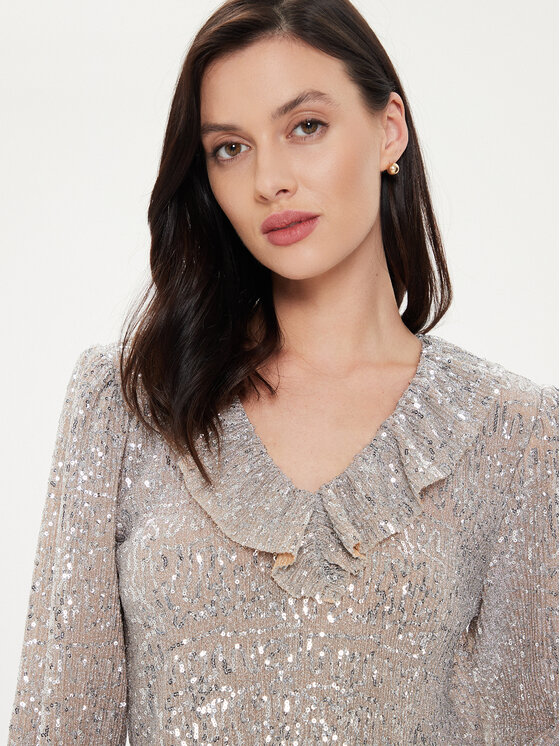 Karen by Simonsen Karen by Simonsen Blusa Nova 10104867 Argento Regular Fit