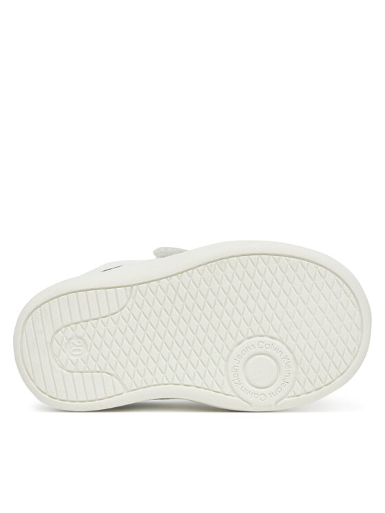 Calvin Klein Jeans Calvin Klein Jeans Сникърси Low Cut Lace-Up/ Velcro Sneaker V1X9-82077-1355 M Бял