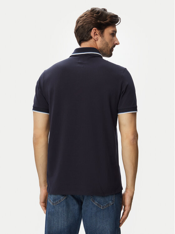 Guess Guess Polo M6YP28 K4475 Σκούρο μπλε Slim Fit