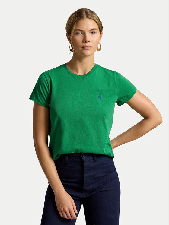 Polo Ralph Lauren Polo Ralph Lauren T-krekls 211B14605022 Tumši zaļa Classic Fit