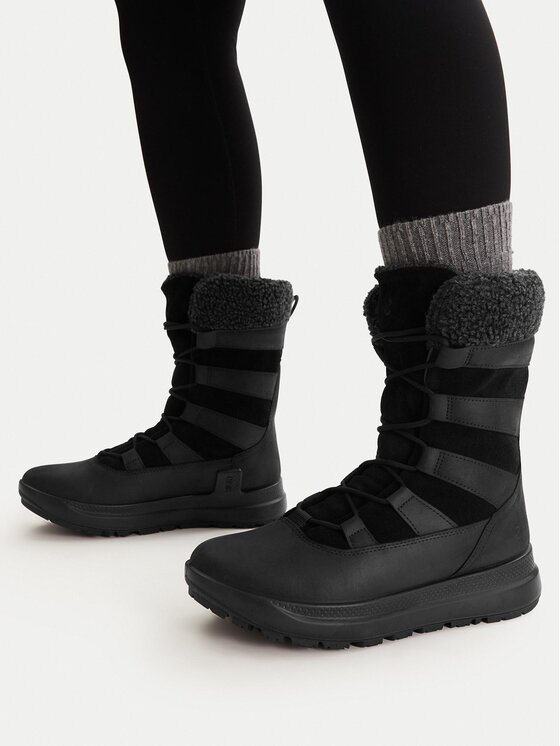ECCO ECCO Bakancs Solice Waterproof 42021351052 Fekete