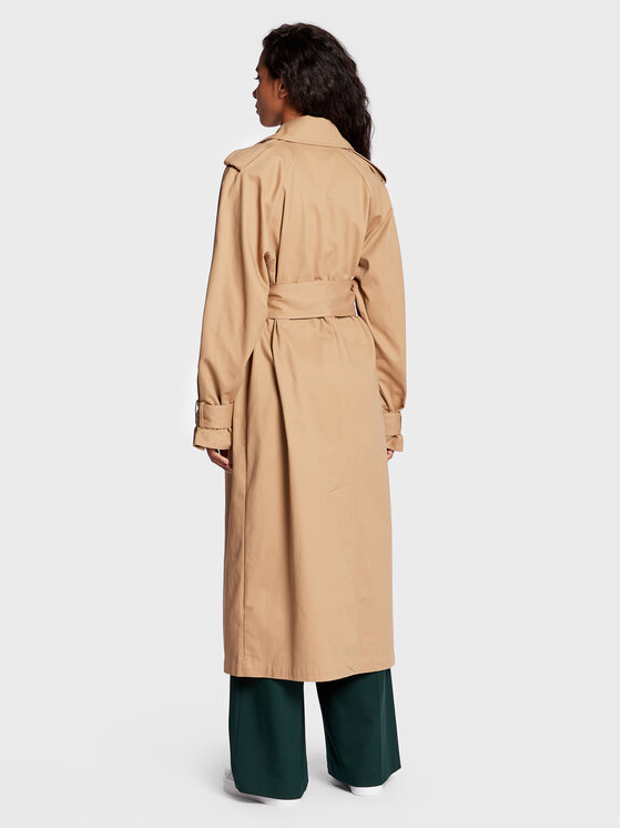 Gina Tricot Gina Tricot Trencz Bianca 17709 Beżowy Regular Fit