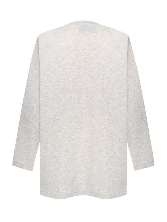 Magda Matyja Magda Matyja Bluzka JETLAG LONGSLEEVE GREY Szary Oversize