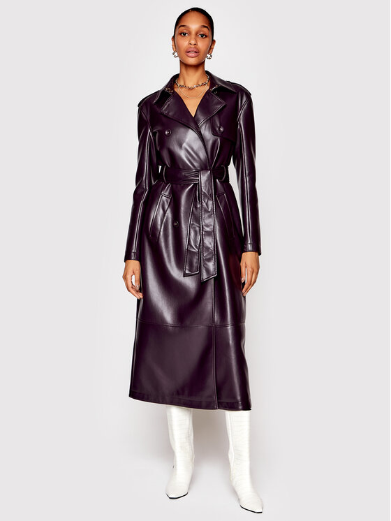 Patrizia Pepe Patrizia Pepe Trench 8O0027/E005-M424 Ljubičasta Regular Fit