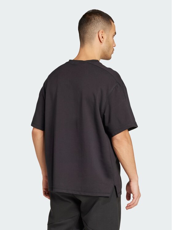 adidas adidas Koszulka techniczna D4T X Tee Czarny Loose Fit
