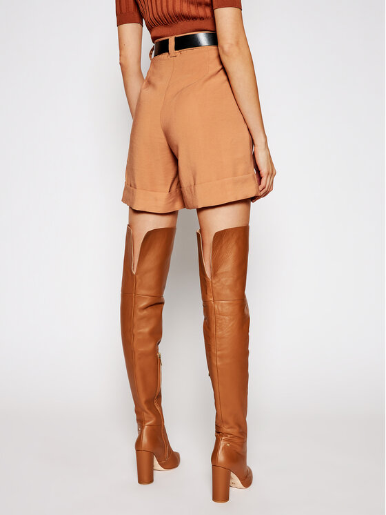 Silvian Heach Silvian Heach Medžiaginiai šortai Pensipa PGP21509SH Smėlio Regular Fit