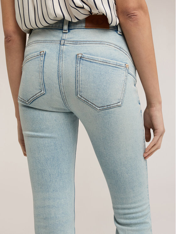 Motivi Motivi Jeansy P427Q304413N004 Turkusowy Flare Fit