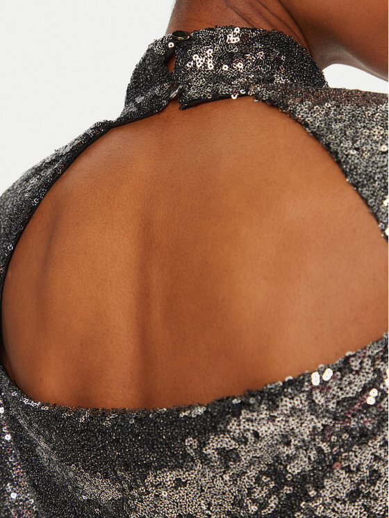 Rinascimento Rinascimento Bluză CFC0019736002 Argintiu Regular Fit