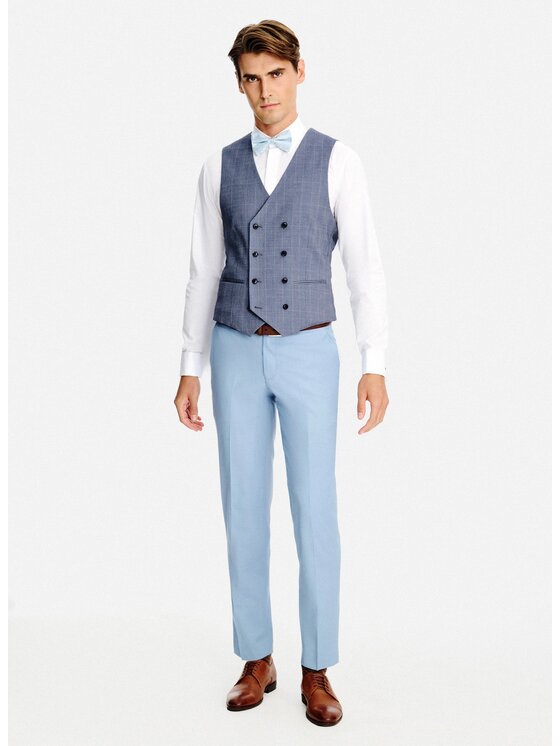 Pako Lorente Pako Lorente Kamizelka garniturowa P26SF-8X-006 Granatowy Slim Fit