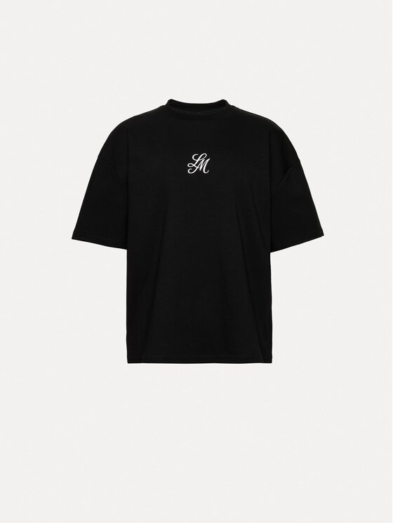La Mania La Mania T-Shirt HOLT Czarny Basic Fit