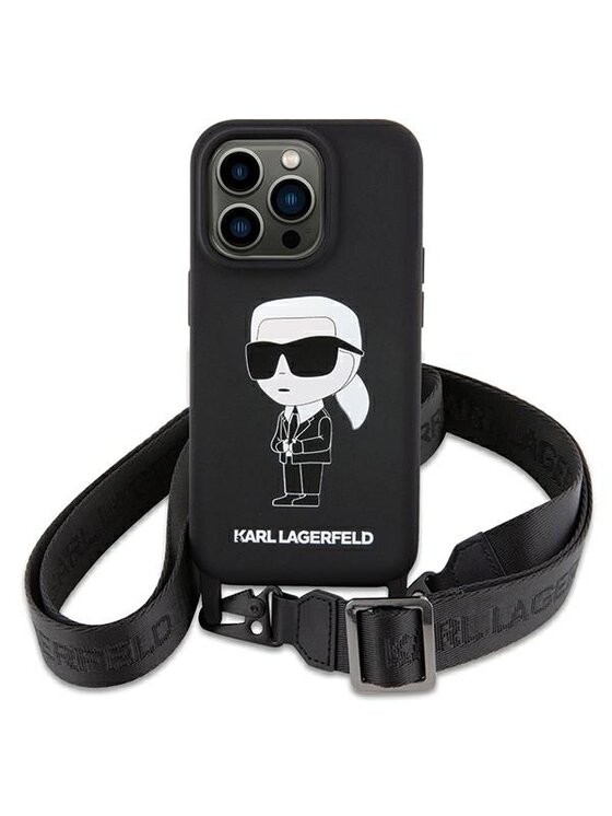 KARL LAGERFELD KARL LAGERFELD Etui na telefon iPhone 15 Czarny
