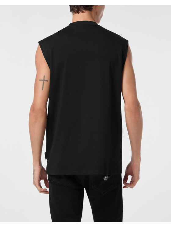 PHILIPP PLEIN PHILIPP PLEIN T-Shirt 25559 Czarny Regular Fit