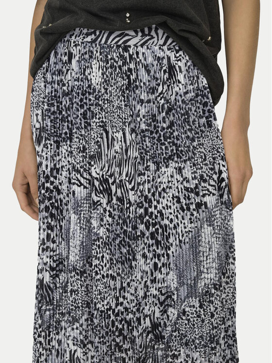 ONLY ONLY Plisēti svārki Ria 15329220 Pelēks Regular Fit