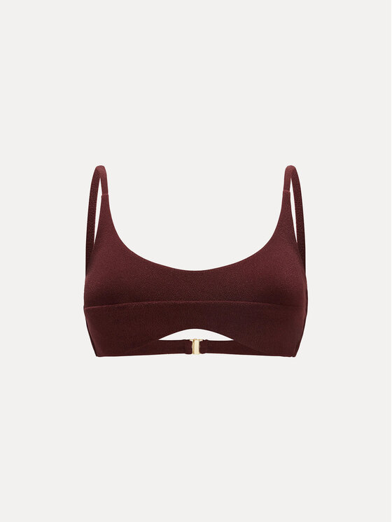 La Mania La Mania Top AURORA Bordeaux Classic Fit