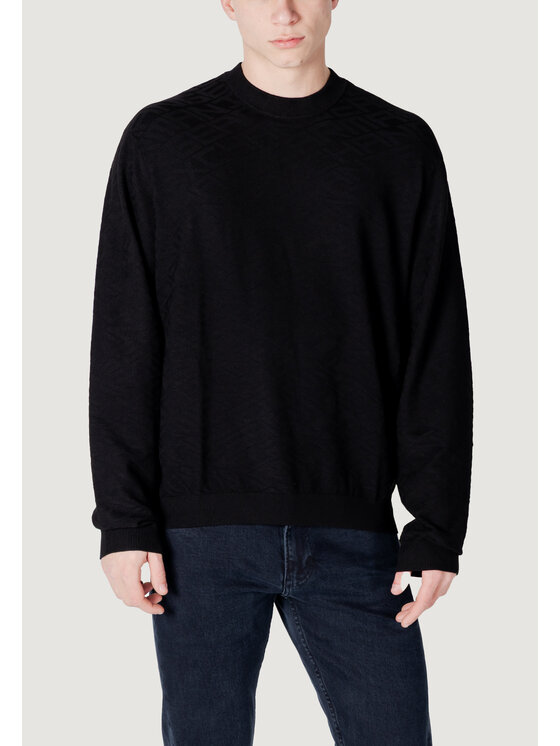 Armani Exchange Armani Exchange Maglione XM000689 AF10454 Nero Casual Fit