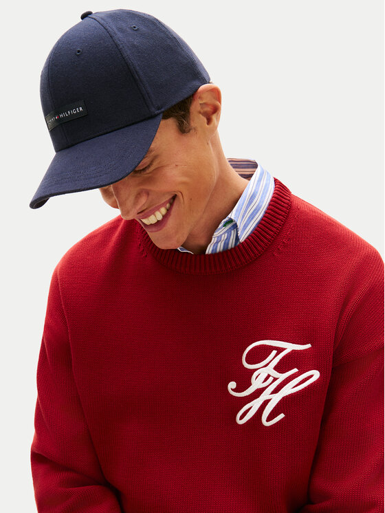 Tommy Hilfiger Tommy Hilfiger Шапка с козирка AM0AM14119 Тъмносин