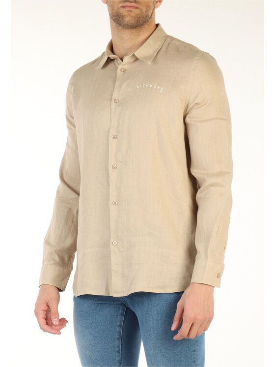 John Richmond John Richmond Camicia Camicia da uomo John Richmond Beige Regular Fit