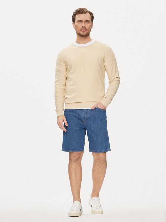Wrangler Wrangler Kratke traperice Frontier 112350819 Plava Relaxed Fit