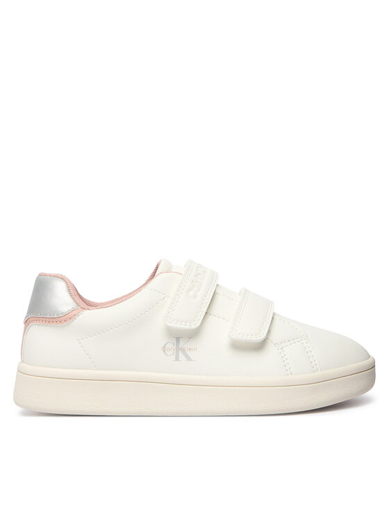 Calvin Klein Calvin Klein Laisvalaikio batai Low Cut Velcro Sneaker V1A9-83382-1355 S Balta