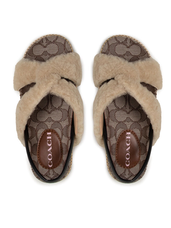 Coach Sandalen Tally Shearlg Sandal C5885 Beige | Modivo.de