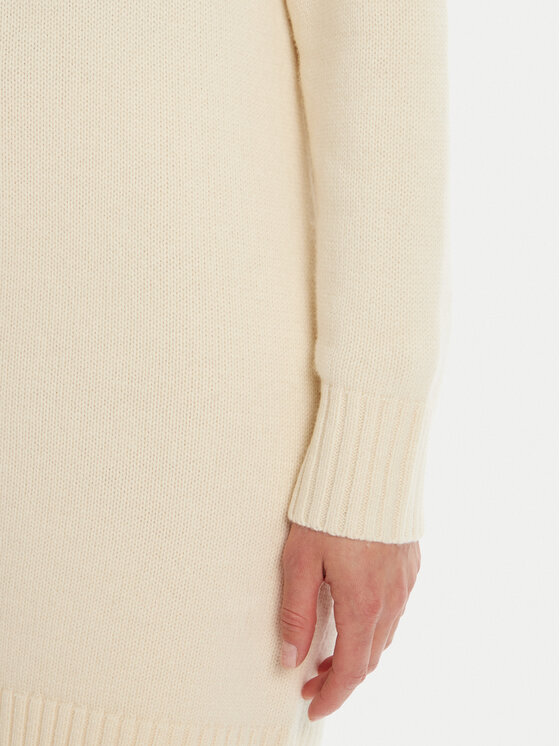 Polo Ralph Lauren Polo Ralph Lauren Kootud kleit 211A91143003 Kreemjas Slim Fit