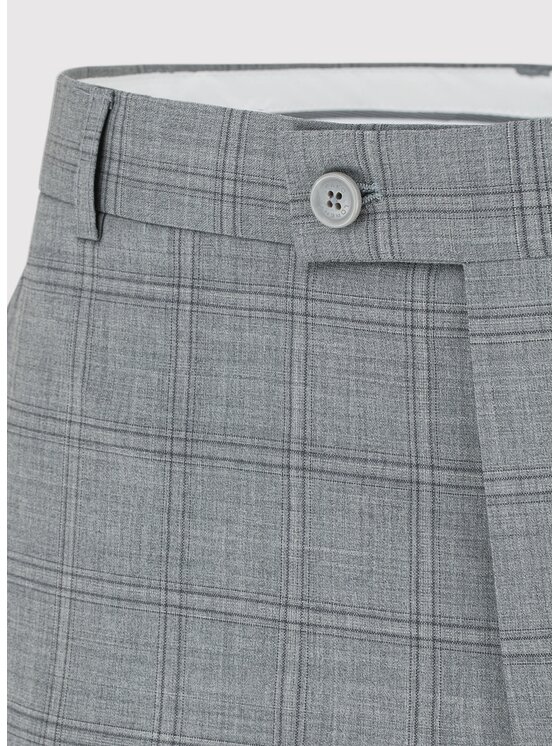 Pako Lorente Pako Lorente Spodnie garniturowe P24SF-6G-006 Szary Slim Fit