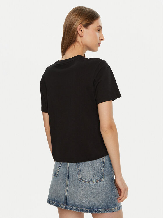 Guess Jeans Guess Jeans T-Shirt W5RI43 K8HM0 Czarny Regular Fit