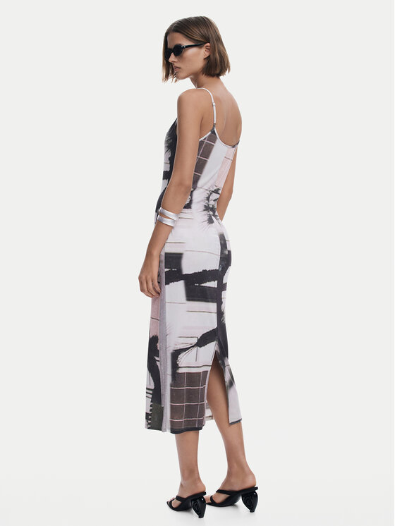 Desigual Desigual Ljetna haljina 25SWVK56 Šarena Regular Fit