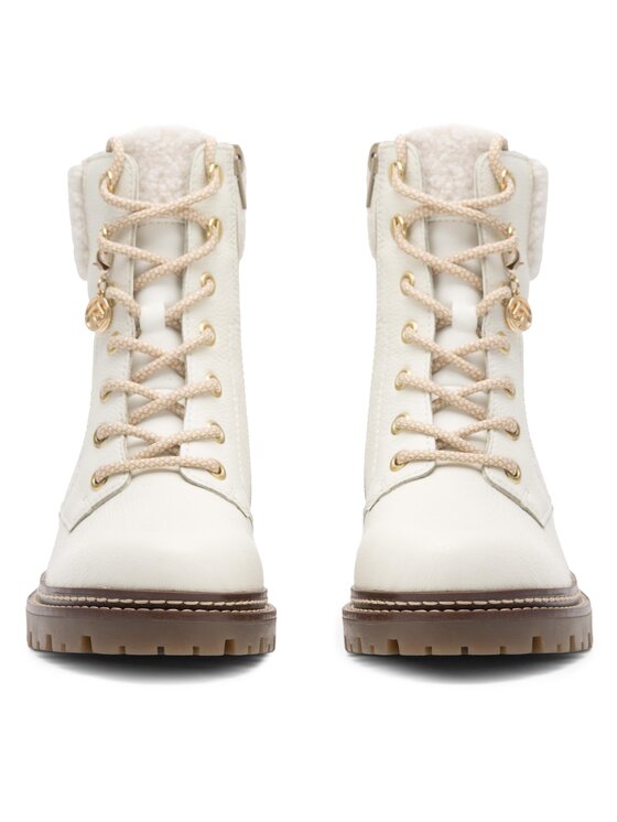 Remonte Remonte Schnürstiefeletten D0B74-81 Weiß