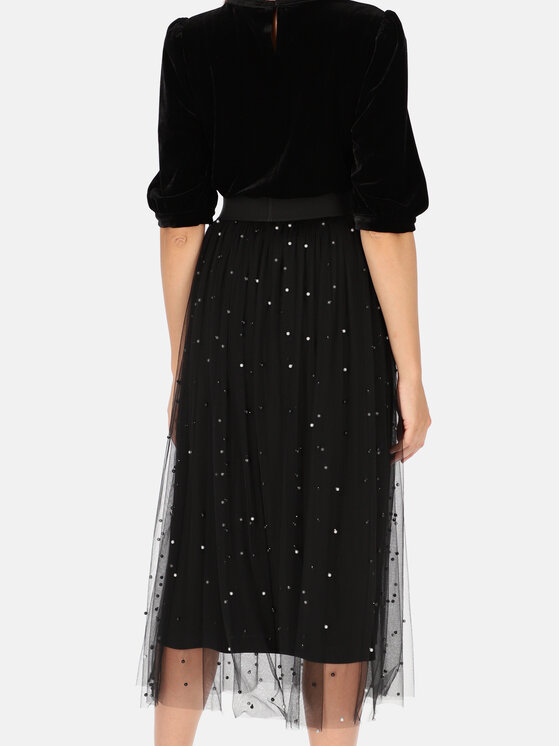 L’AF L’AF Spódnica maxi Perla Czarny Regular Fit