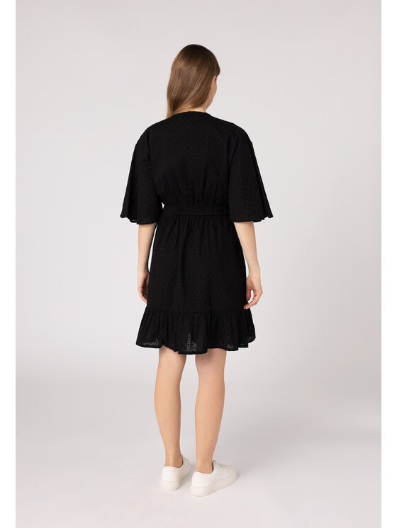 LAURELLA LAURELLA Sukienka codzienna Laurella 4UL124299 Czarny Regular Fit