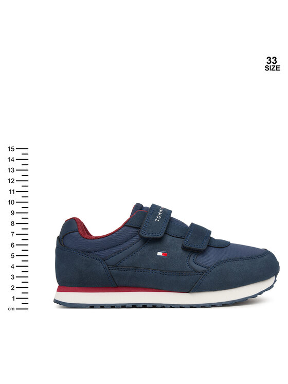 Tommy Hilfiger Tommy Hilfiger Superge Low Cut Velcro Sneaker T1X9-35253-1960 S Mornarsko modra
