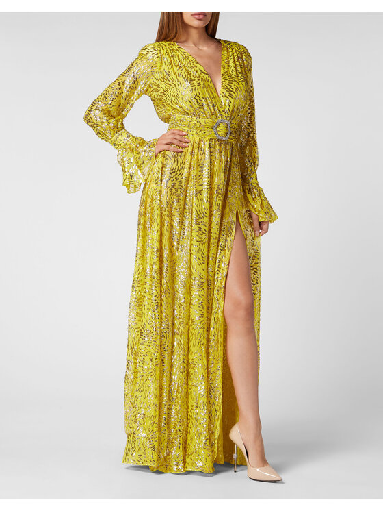 PHILIPP PLEIN PHILIPP PLEIN Večerní šaty 3707 Žlutá