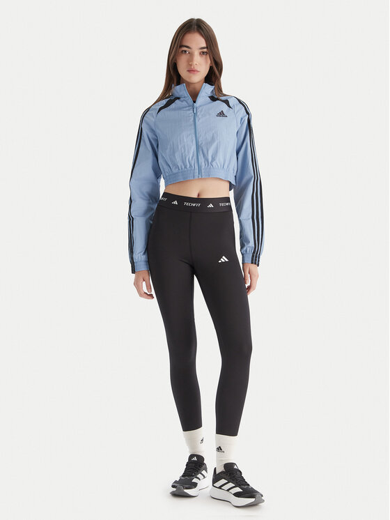adidas adidas Суитшърт Teamgeist adicolor JZ8277 Светлосиньо Slim Fit
