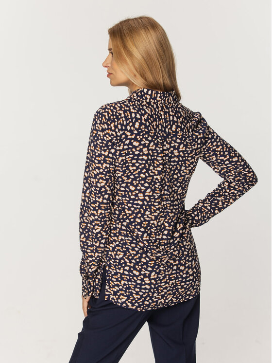Willsoor Willsoor Koszula 61403 Granatowy Regular Fit