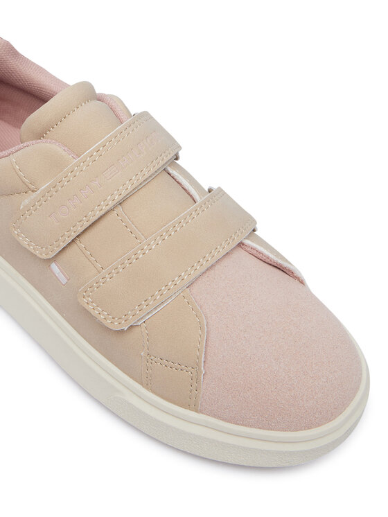 Tommy Hilfiger Tommy Hilfiger Sneakers Low Cut Velcro Sneaker T1A9-35062-0315 S Bej deschis