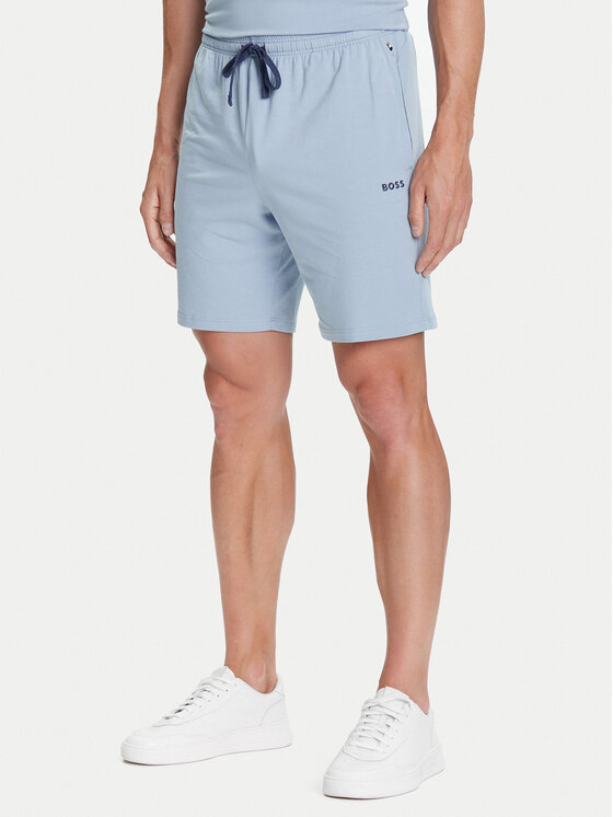 BOSS Szorty sportowe Mix&Match 50515314 Błękitny Regular Fit