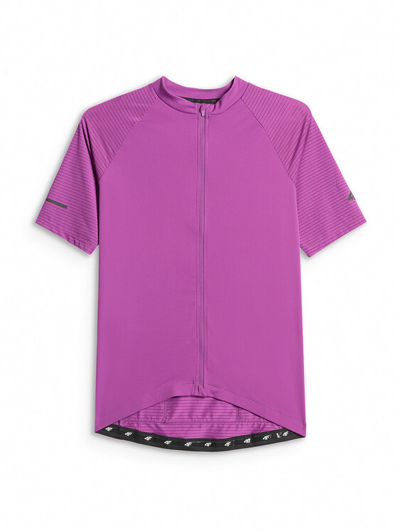4F 4F Koszulka rowerowa ALTERNATIVE PATH Fioletowy Slim Fit