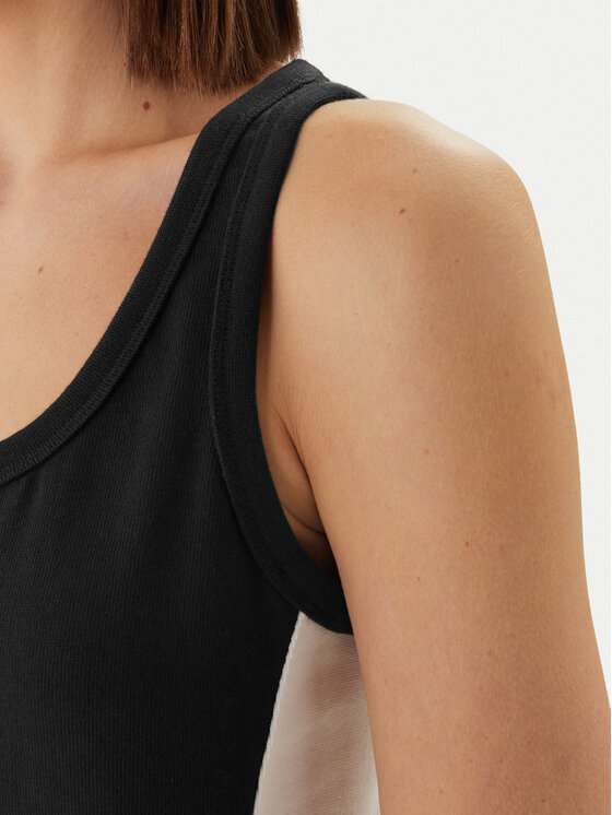 Calvin Klein Swimwear Calvin Klein Swimwear Top LV00Q61152 Schwarz Slim Fit