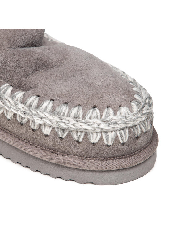 Mou Mou Stivali da neve Eskimo 18 Glitter Logo Grigio