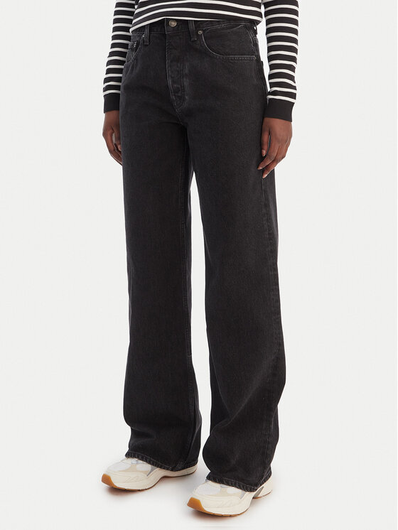 Tommy Jeans Tommy Jeans Jeansy DW0DW22525 Černá Regular Fit