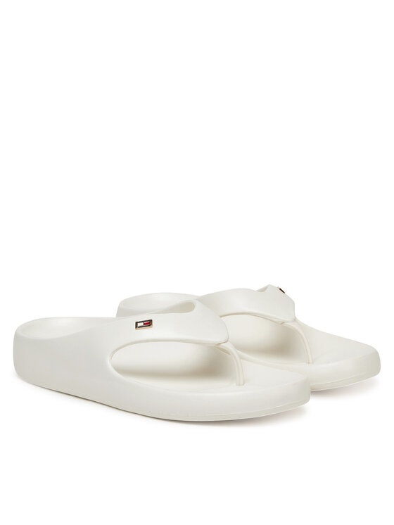 Tommy Hilfiger Tommy Hilfiger Japonki Th Comfort Beach Sandal FW0FW08522 Biały