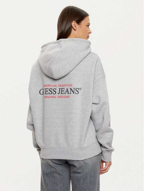 Guess Jeans Guess Jeans Суитшърт W4BQ21 KC811 Сив