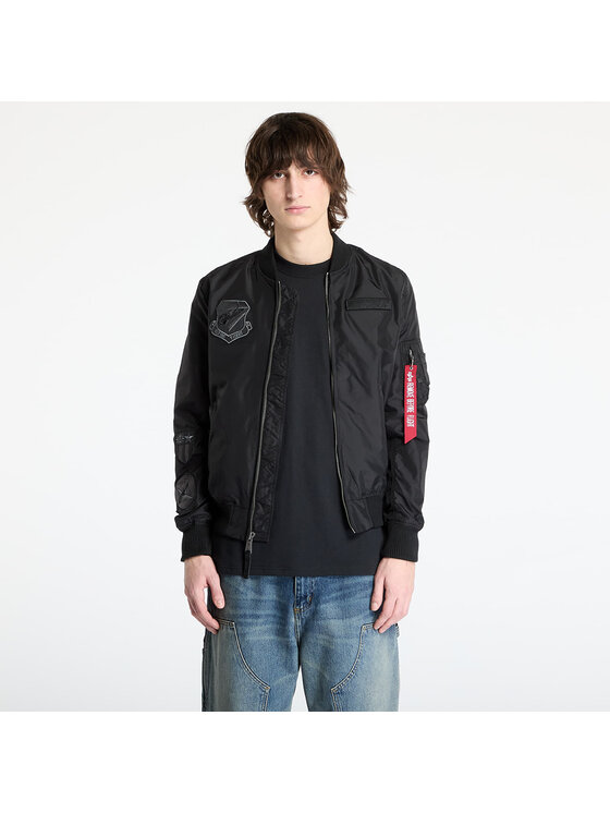 Alpha Industries Alpha Industries Kurtka bomber 156129 Czarny Slim Fit