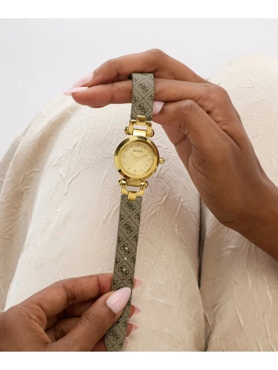 Guess Guess Zegarek GW1021L2 Beżowy