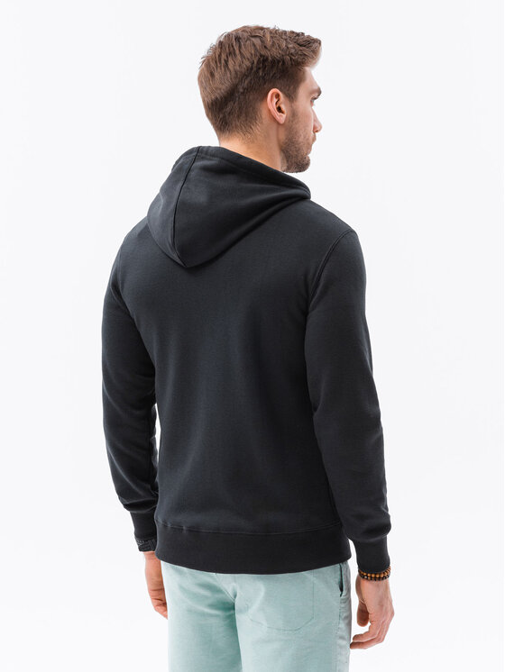 Ombre Ombre Mikina B977 Černá Regular Fit