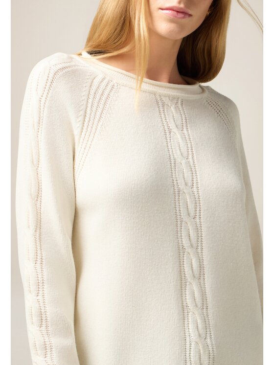 Oltre Oltre Cardigan M320J005058N011 Bianco Regular Fit