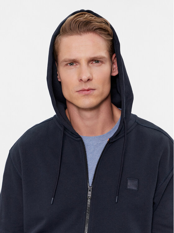 BOSS Boss Mikina Zetalky 50508578 Tmavomodrá Regular Fit