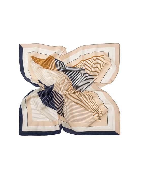 ALLORA BE UNIQUE ALLORA BE UNIQUE Foulard silk brown Beige