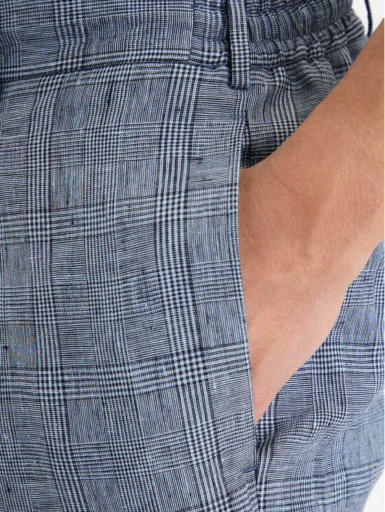 Tommy Hilfiger Tommy Hilfiger Pantaloni di tessuto Smart MW0MW42715 Blu scuro Regular Fit